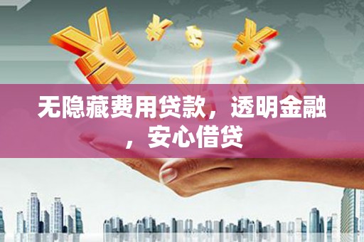 禹王台无隐藏费用贷款，透明金融，安心借贷