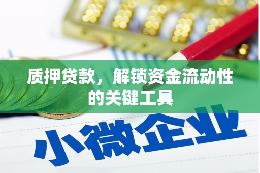禹王台质押贷款，解锁资金流动性的关键工具